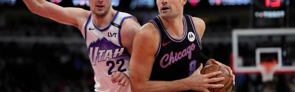 开云app下载-武切维奇35+7+5准绝杀公牛险胜爵士 森萨博43分生涯新高